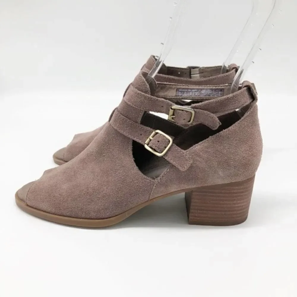 KOOLABURRA BY UGG Sophy Suede Peep Toe Ankle Boot
